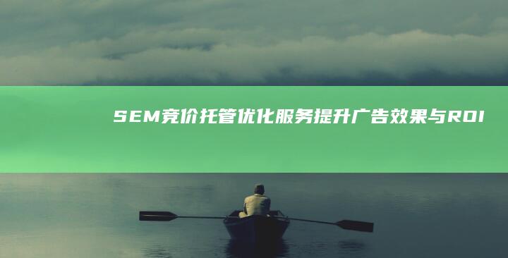 SEM竞价托管优化服务：提升广告效果与ROI